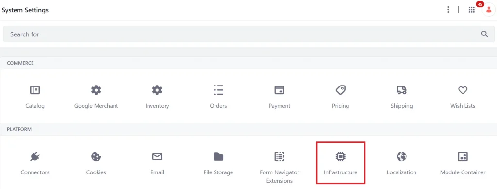 Configure settings through Control Panel