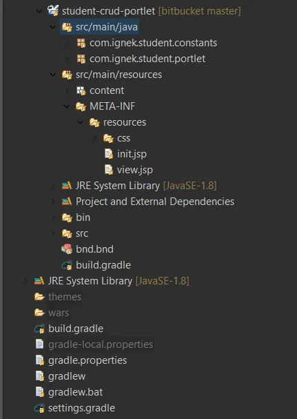 Create MVC Portlet in Liferay Workspace